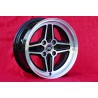 1 Felge RS 7x15 4x108 Ford Escort Mk1-2 Capri Cortina black/diamond cut