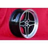 1 Felge RS 7x15 4x108 Ford Escort Mk1-2 Capri Cortina black/diamond cut