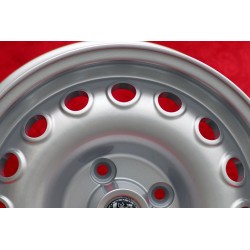 1 jante Campagnolo 6.5x15 4x108 Alfa Romeo 105 Coupe Spider GT GTA GTC Montreal silver