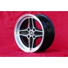 1 Felge RS 7x15 4x108 Ford Escort Mk1-2 Capri Cortina black/diamond cut