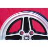 1 cerchio RS 7x15 4x108 Ford Escort Mk1-2 Capri Cortina black/diamond cut