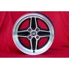 4 Felgen RS 7x15 4x108 Ford Escort Mk1-2 Capri Cortina black/diamond cut