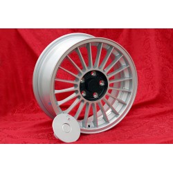 1 wheel Alpina 8x18 5x120 BMW serie 3 E36 E46 silver/black