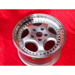 1 wheel Speedline Cup 10x18 5x130 Porsche 993 turbo 4S 996 turbo 997 C4 981 982 987 rear axle silver