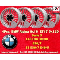 4 cerchi Alpina 8x18 5x120...