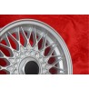 1 jante BBS 7x15 4x100 BMW Volkswagen Opel Mazda Audi serie 3 E21 E30 Kadett Manta Ascona MX-5 MX5 Golf Passat silver