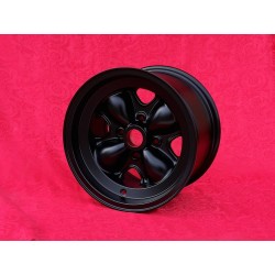 1 wheel F3 8x13 4x101.6 Brabham Formula 3 1964-1970 front with flat bolt seat black