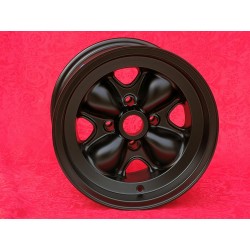 1 wheel F3 8x13 4x101.6 Brabham Formula 3 1964-1970 front with flat bolt seat black