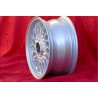 1 jante BBS 7x15 4x100 BMW Volkswagen Opel Mazda Audi serie 3 E21 E30 Kadett Manta Ascona MX-5 MX5 Golf Passat silver