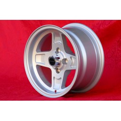 1 wheel Campagnolo 8x13 4x108 Alfa Romeo Ford Alfa Romeo 105 GT GTA GTC Ford Escort Mk1 2 Capri Cortina Taunus TC silver