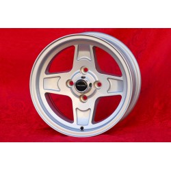 4 cerchi Campagnolo 8x13 4x108 Alfa Romeo Ford Alfa Romeo 105 GT GTA GTC Ford Escort Mk1 2 Capri Cortina Taunus TC silve