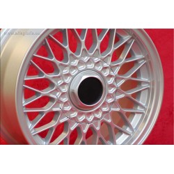 1 Felge BBS 7x15 5x120 BMW M3 E30 serie 5 E12 E28 E34 serie 6 E24 serie 7 E23 E32 E3 E9 silver