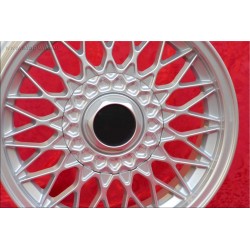 1 cerchio BBS 7x15 5x120 BMW M3 E30 serie 5 E12 E28 E34 serie 6 E24 serie 7 E23 E32 E3 E9 silver