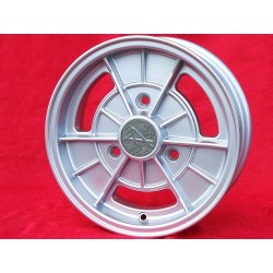 1 cerchio Alpine 5x13 3x130 Renault R4 R5 R6 silver