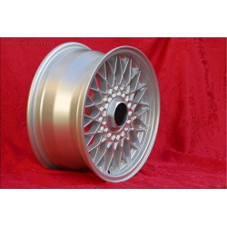 1 Felge BBS 7x15 5x120 BMW M3 E30 serie 5 E12 E28 E34 serie 6 E24 serie 7 E23 E32 E3 E9 silver