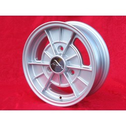 1 cerchio Alpine 5x13 3x130 Renault R4 R5 R6 silver