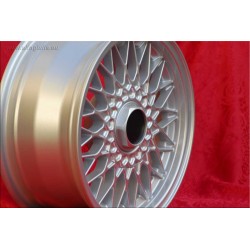 1 cerchio BBS 7x15 5x120 BMW M3 E30 serie 5 E12 E28 E34 serie 6 E24 serie 7 E23 E32 E3 E9 silver