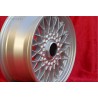 1 jante BBS 7x15 5x120 BMW M3 E30 serie 5 E12 E28 E34 serie 6 E24 serie 7 E23 E32 E3 E9 silver