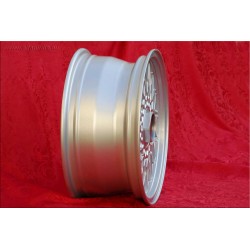 1 cerchio BBS 7x15 5x120 BMW M3 E30 serie 5 E12 E28 E34 serie 6 E24 serie 7 E23 E32 E3 E9 silver