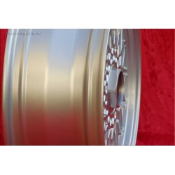 1 wheel BBS 7x15 5x120 BMW M3 E30 serie 5 E12 E28 E34 serie 6 E24 serie 7 E23 E32 E3 E9 silver