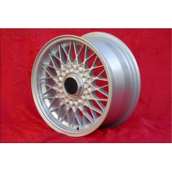 1 Felge BBS 7x15 5x120 BMW M3 E30 serie 5 E12 E28 E34 serie 6 E24 serie 7 E23 E32 E3 E9 silver