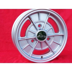 4 cerchi Alpine 5x13 3x130 Renault R4 R5 R6 silver