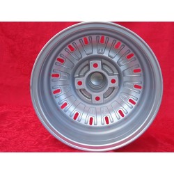 4 cerchi Millerighe 6x14 4x108 Alfa Romeo Giulia 105 Berlina Coupe Spider GT GTA GTC silver