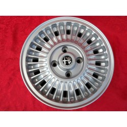 4 cerchi Millerighe 6x14 4x108 Alfa Romeo Giulia 105 Berlina Coupe Spider GT GTA GTC silver