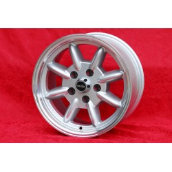 1 wheel Minilite 8x15 5x114.3 Ford Mustang V8 -1973 Falcon V8 Fairlane Torino Thunderbird Galaxie LTD silver/diamond cut