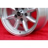 1 wheel Minilite 8x15 5x114.3 Ford Mustang V8 -1973 Falcon V8 Fairlane Torino Thunderbird Galaxie LTD silver/diamond cut