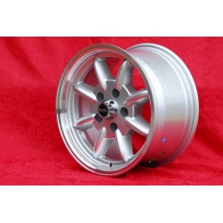 1 wheel Minilite 8x15 5x114.3 Ford Mustang V8 -1973 Falcon V8 Fairlane Torino Thunderbird Galaxie LTD silver/diamond cut