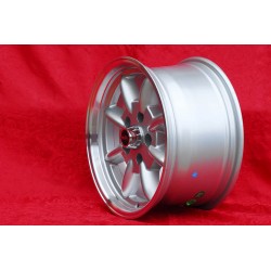 1 wheel Minilite 8x15 5x114.3 Ford Mustang V8 -1973 Falcon V8 Fairlane Torino Thunderbird Galaxie LTD silver/diamond cut