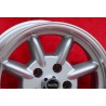 1 wheel Minilite 8x15 5x114.3 Ford Mustang V8 -1973 Falcon V8 Fairlane Torino Thunderbird Galaxie LTD silver/diamond cut