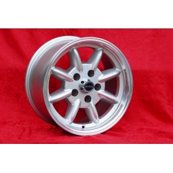 1 wheel Minilite 8x15 5x114.3 Ford Mustang V8 -1973 Falcon V8 Fairlane Torino Thunderbird Galaxie LTD silver/diamond cut