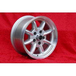 1 wheel Minilite 8x15 5x114.3 Ford Mustang V8 -1973 Falcon V8 Fairlane Torino Thunderbird Galaxie LTD silver/diamond cut