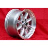 1 wheel Minilite 8x15 5x114.3 Ford Mustang V8 -1973 Falcon V8 Fairlane Torino Thunderbird Galaxie LTD silver/diamond cut