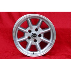 1 wheel Minilite 9x15 5x114.3 Ford Mustang V8 -1973 Falcon V8 Fairlane Torino Thunderbird Galaxie LTD silver/diamond cut