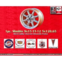 1 wheel Minilite 9x15...