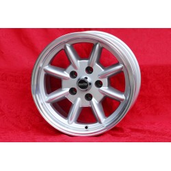 1 wheel Minilite 9x15 5x120.65 Chevrolet Camaro Nova Chevelle El Camino BelAir Caprice Impala Corvette silver/diamond cu