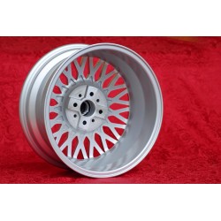 1 cerchio BBS 7x16 4x100 BMW Volkswagen Opel Mazda Audi serie 3 E21 E30 Kadett Manta Ascona MX-5 MX5 Golf Passat silver