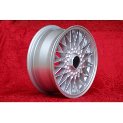 1 Felge BBS 7x16 4x100 BMW Volkswagen Opel Mazda Audi serie 3 E21 E30 Kadett Manta Ascona MX-5 MX5 Golf Passat silver