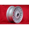 1 cerchio BBS 7x16 4x100 BMW Volkswagen Opel Mazda Audi serie 3 E21 E30 Kadett Manta Ascona MX-5 MX5 Golf Passat silver