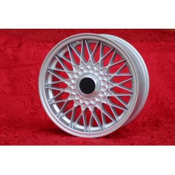 1 Felge BBS 7x16 4x100 BMW Volkswagen Opel Mazda Audi serie 3 E21 E30 Kadett Manta Ascona MX-5 MX5 Golf Passat silver