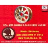 1 Felge MTX 5.5x13 4x130 Skoda MB1000 MB1100 105 110 120 130 gold/diamond cut