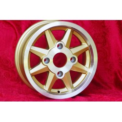 1 cerchio MTX 5.5x13 4x130 Skoda MB1000 MB1100 105 110 120 130 gold/diamond cut