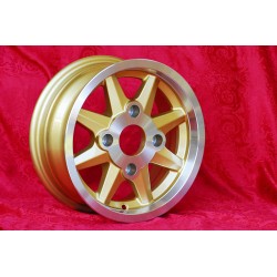 1 Felge MTX 5.5x13 4x130 Skoda MB1000 MB1100 105 110 120 130 gold/diamond cut