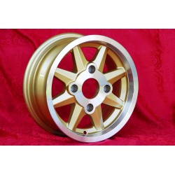 1 Felge MTX 5.5x13 4x130 Skoda MB1000 MB1100 105 110 120 130 gold/diamond cut