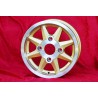 1 cerchio MTX 5.5x13 4x130 Skoda MB1000 MB1100 105 110 120 130 gold/diamond cut