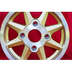 1 cerchio MTX 5.5x13 4x130 Skoda MB1000 MB1100 105 110 120 130 gold/diamond cut