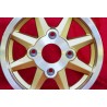 1 cerchio MTX 5.5x13 4x130 Skoda MB1000 MB1100 105 110 120 130 gold/diamond cut